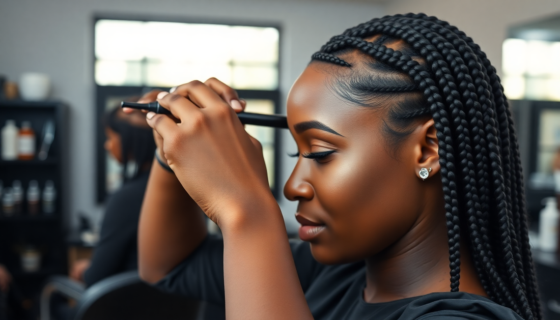 The Art of Medium Straight Back Stitch Braids: A Salon Hair Care Guide