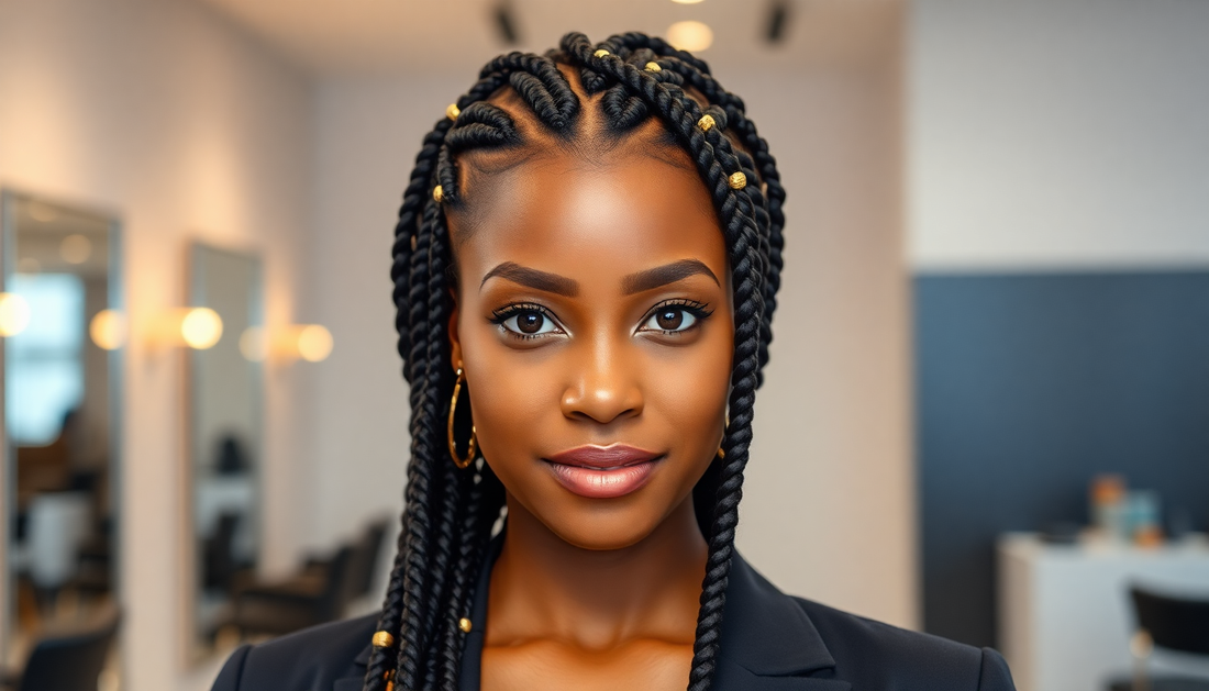 Elevate Your Style with Medium Fulani Braids: A Salon Hair Care Guide