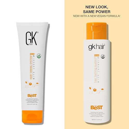 Keratin Hair Treatment Frizz Control Salon Smoothing Long Lasting Cream for All Frizzy Free Curly Dry Damaged - Professional Brazilian Complex Blowout Straightening For Silky Smooth - 3.4 Ounce
