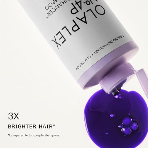 Olaplex No. 4P Blonde Enhancing Toning Shampoo, 8.5 Fl Oz + No. 5P Blonde Enhancer™ Toning Conditioner, Repairs, Hydrates, & Brightens All Blonde, Lightened, & Grey Hair