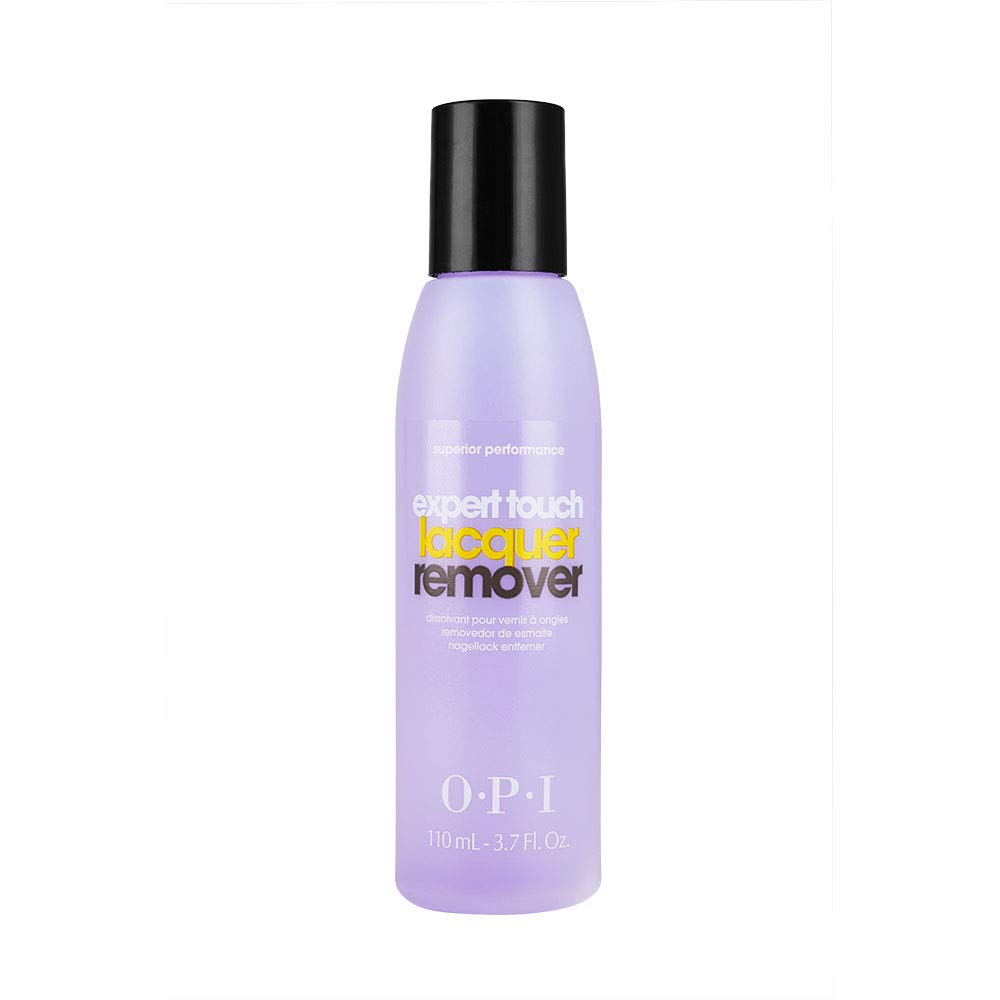 OPI Expert Touch Lacquer Remover, Acetone Nail Polish Remover, Superior Performance, Fast & Non-Drying Formula, 3.7 fl oz