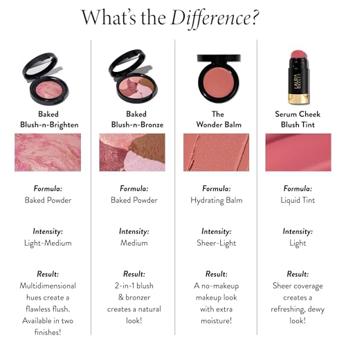 LAURA GELLER NEW YORK The Wonder Balm Complexion Enhancer - Hydrating Weightless Subtle Hint of Color + Glow for Mature Skin - Vegan Squalane - Apply to Cheeks & Lips (01 Nice-n-Natural)
