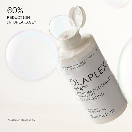 Olaplex No.4 FINE Bond Maintenance Shampoo, Ultra-light, Clinically Proven Fine Hair Shampoo to Volumize & Strengthen (8.5 Fl Oz)