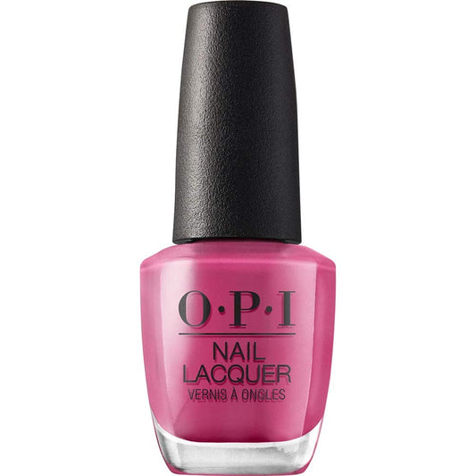 OPI Nail Lacquer Aurora Berry-alis | Opaque Dark Pink Crème Chip Resistant Nail Polish | Iceland Collection