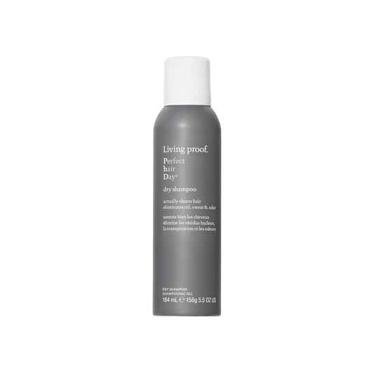 Living proof Perfect Hair Day Dry Shampoo – Absorbs Oil, Sweat, Odor, Cleans Hair, Fresh Scent, Detoxifies Scalp for Women and Men, 5.5 oz