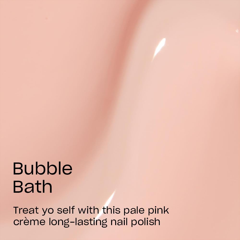 OPI Infinite Shine Bubble Bath | Sheer Nude Pink Crème Long Wear Gel Like Nail Polish | Vegan, Long Lasting, Streak Free