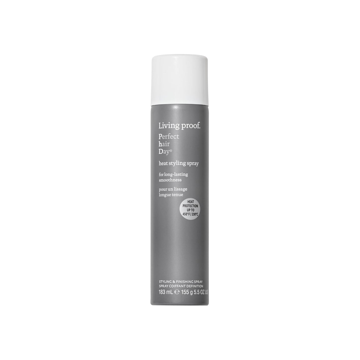 Living proof Perfect Hair Day Heat Styling Spray – Smoothness for 48 Hours, Heat Protection up to 450°F, Ultra-Fine Mist for Damp or Dry Hair, 5.5 oz