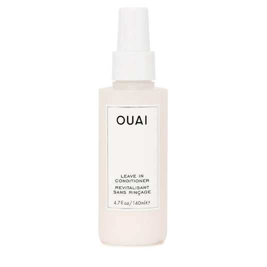 OUAI Leave In Conditioner & Heat Protectant for Hair - Prep Hair for Styling or Use as Detangling Spray to Fight Frizz & Flyaways - No Parabens, Sulfates or Phthalates (4.7 oz)
