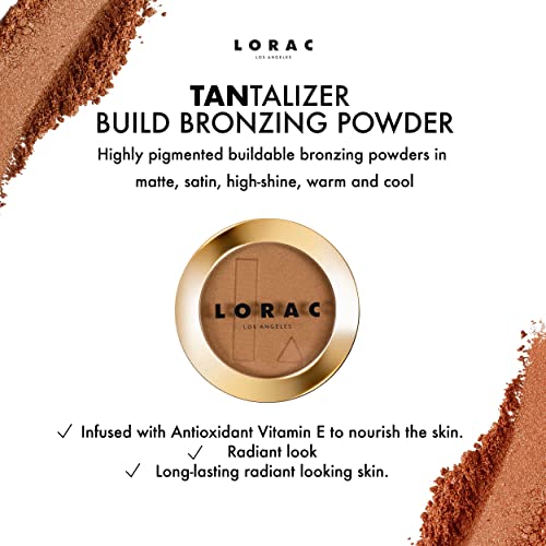 LORAC TANtalizer Bronzer Powder, Matte | Antioxidants, Cruelty Free, Gluten Free, Vegan