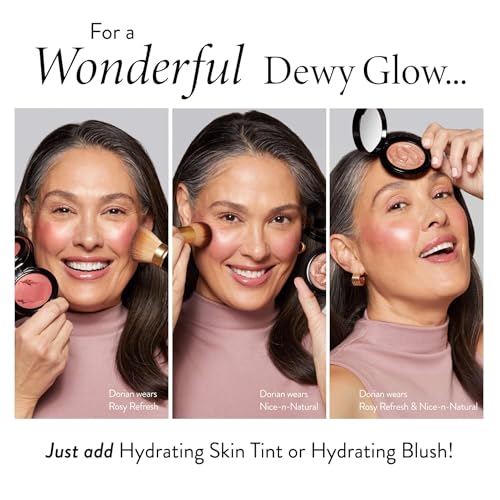 LAURA GELLER NEW YORK The Wonder Balm Complexion Enhancer - Hydrating Weightless Subtle Hint of Color + Glow for Mature Skin - Vegan Squalane - Apply to Cheeks & Lips (01 Nice-n-Natural)
