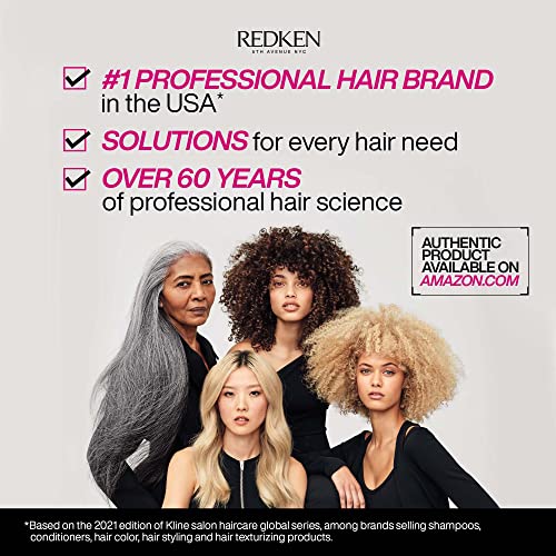 Redken Detox Hair Cleansing Cream Clarifying Shampoo For All Hair Types - Removes Buildup and Strengthens Hair Cuticle, 8.5 Fl Oz