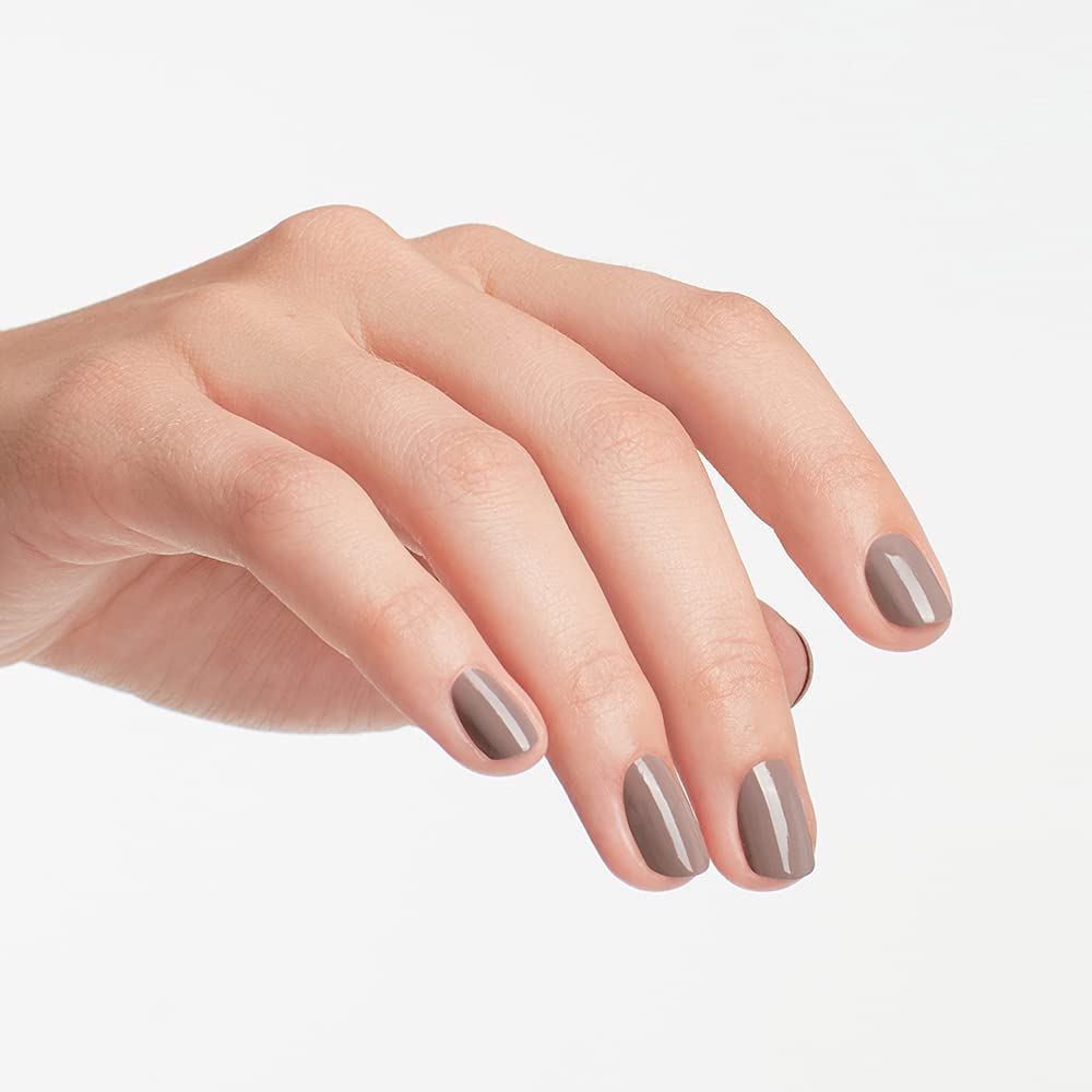 OPI Nail Lacquer Bonfire Serenade | Opaque Dark Neutral Crème Chip Resistant Nail Polish | Malibu Collection