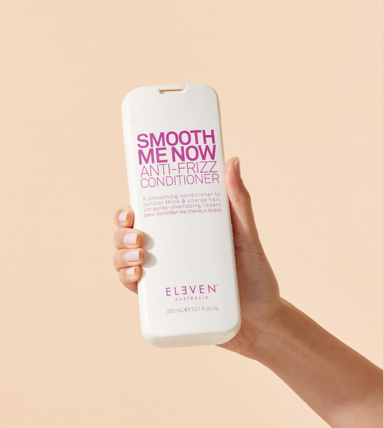 ELEVEN AUSTRALIA Smooth Me Now Anti-Frizz Conditioner - Hydrating Formula for Dry, Frizzy Hair, Reduces Flyaways, Enhances Smoothness, Sulfate & Paraben Free - 10.1 Fl Oz