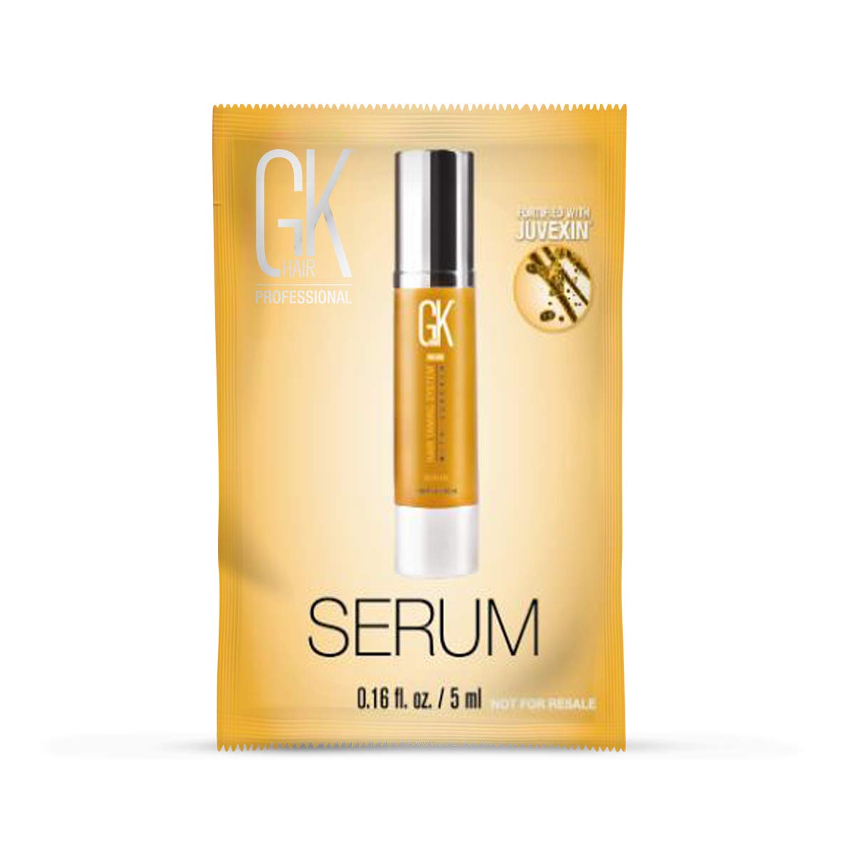 GK HAIR Global Keratin Samples Pack Sachets Moisturizing Shampoo and Conditioner (0.34 Fl Oz/10ml) | Serum (0.16 Fl Oz/5ml) | ThermalStyleHer (0.34 oz) | Cashmere (0.34 oz) | Leave In Cream (0.34 oz)
