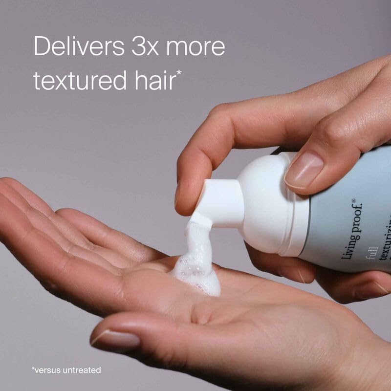 Living Proof Voluminous Hair Essentials Kit - Travel Size Full Shampoo, Conditioner, Texture Foam and Dry Volume & Texture Spray ($76 value)