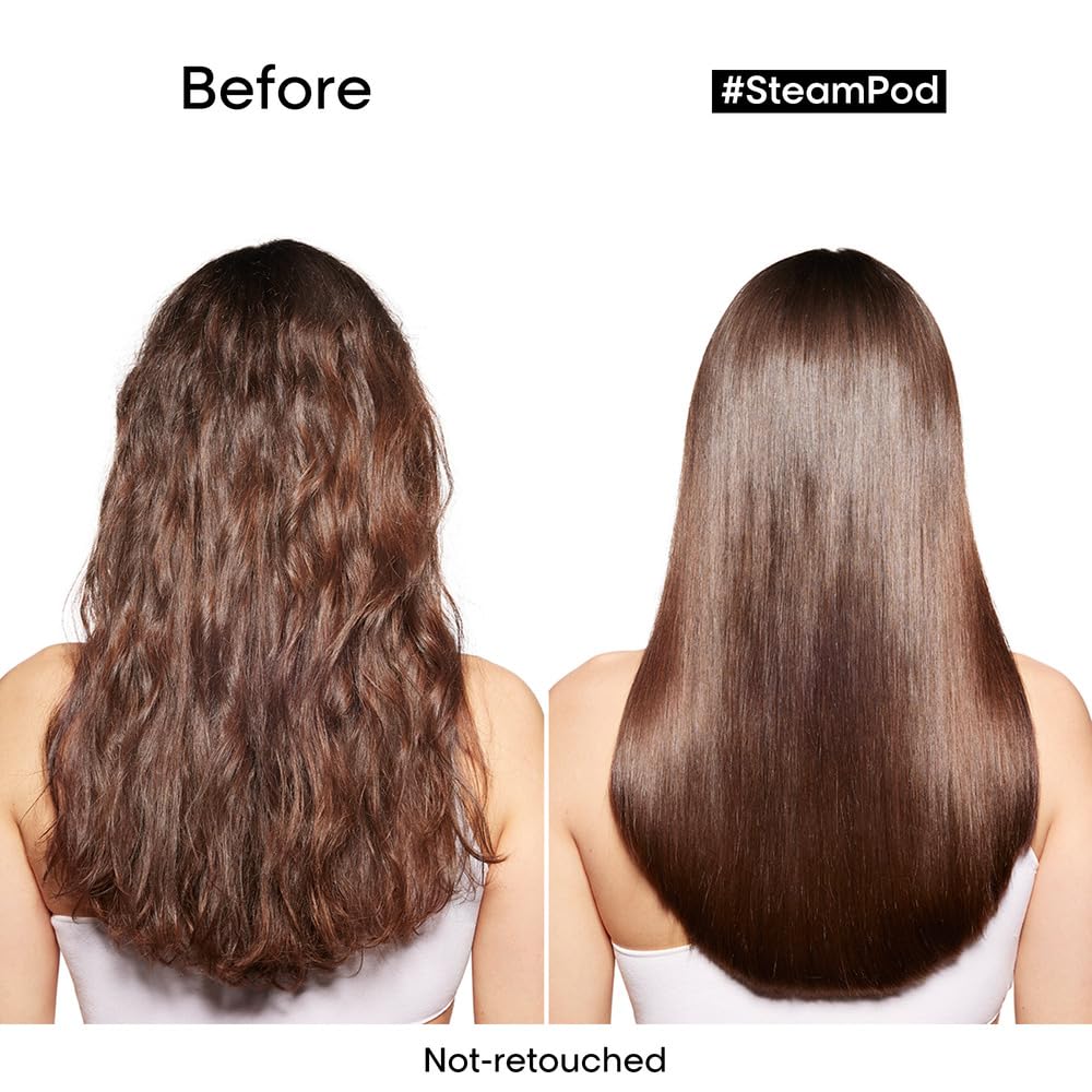 L'Oreal Professionnel SteamPod Smoothing Serum | For All Hair Types | Heat Protection | Frizz Control | Hair Straightener | Shine | 50 ml