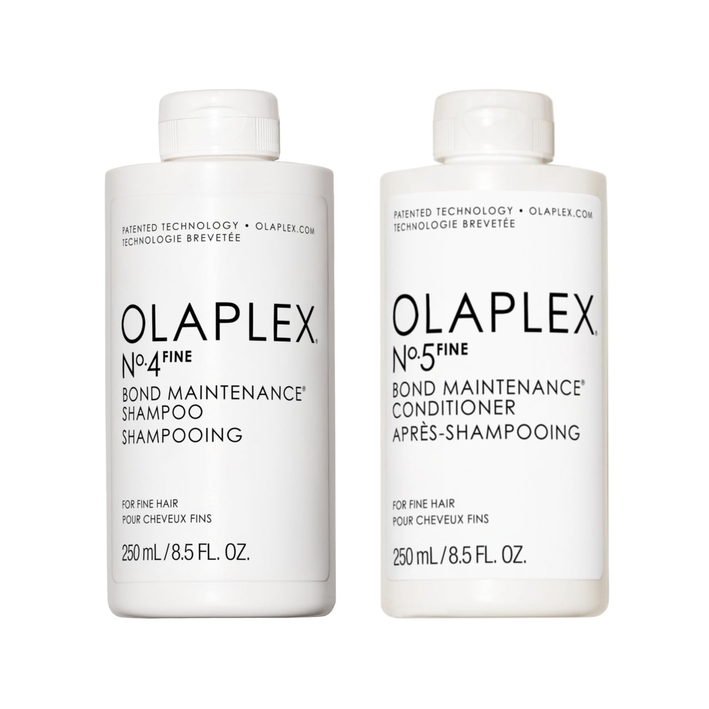 Bundle of Olaplex No.4FINE Bond Maintenance® Shampoo, Ultra-light(8.5 Fl Oz) + Olaplex Nº.5FINE Bond Maintenance® Conditioner (8.5 Fl Oz)