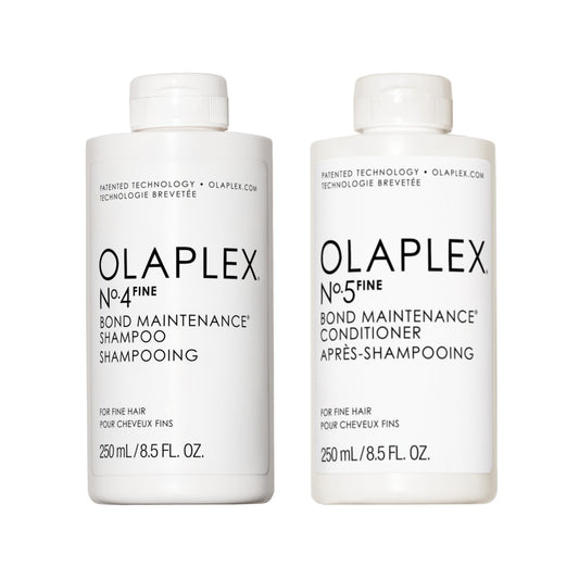 Bundle of Olaplex No.4FINE Bond Maintenance® Shampoo, Ultra-light(8.5 Fl Oz) + Olaplex Nº.5FINE Bond Maintenance® Conditioner (8.5 Fl Oz)