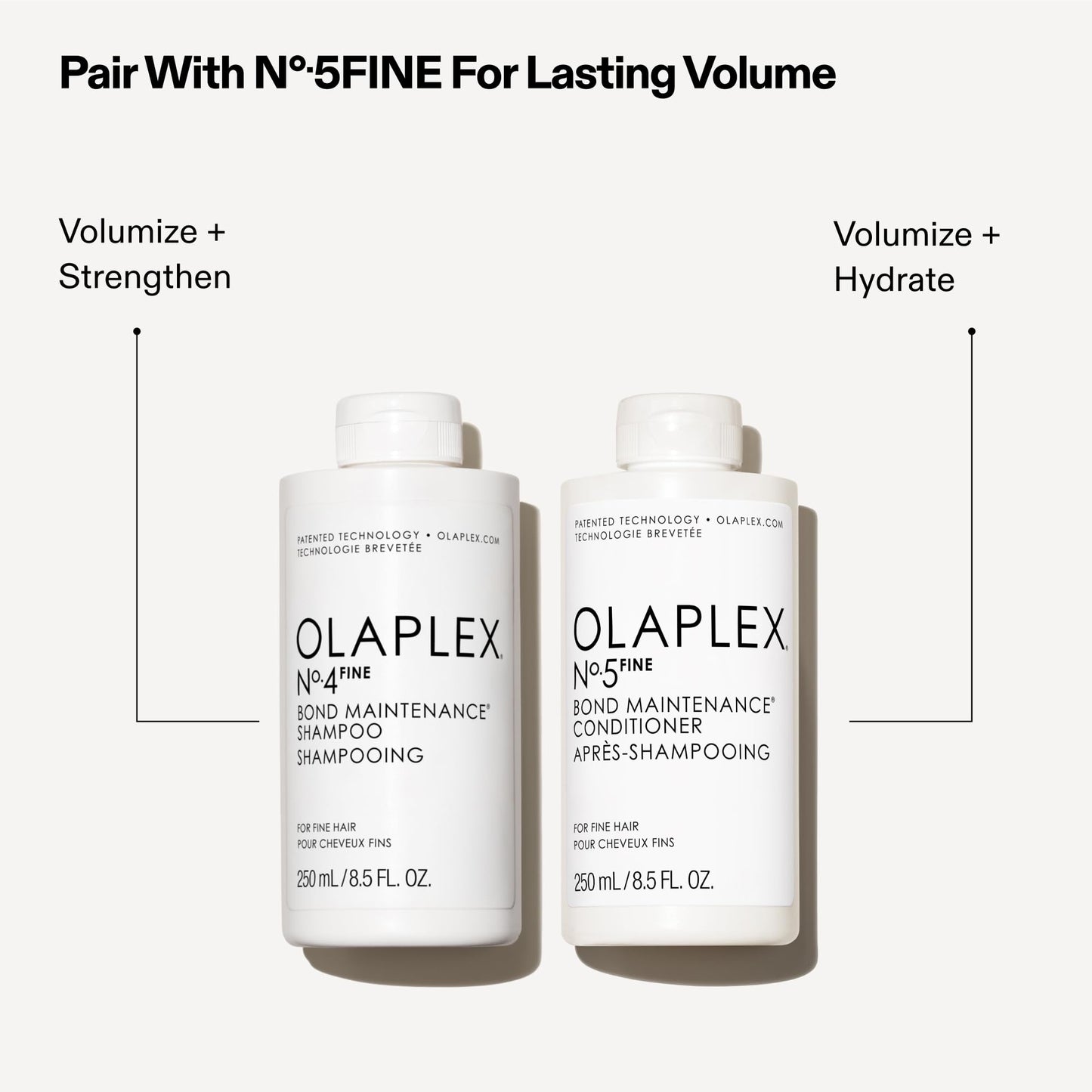 Olaplex Nº.5 FINE Bond Maintenance Conditioner, Weightless, Clinically Proven Fine Hair Conditioner to Hydrate & Help Build Lasting Volume (8.5 Fl Oz)