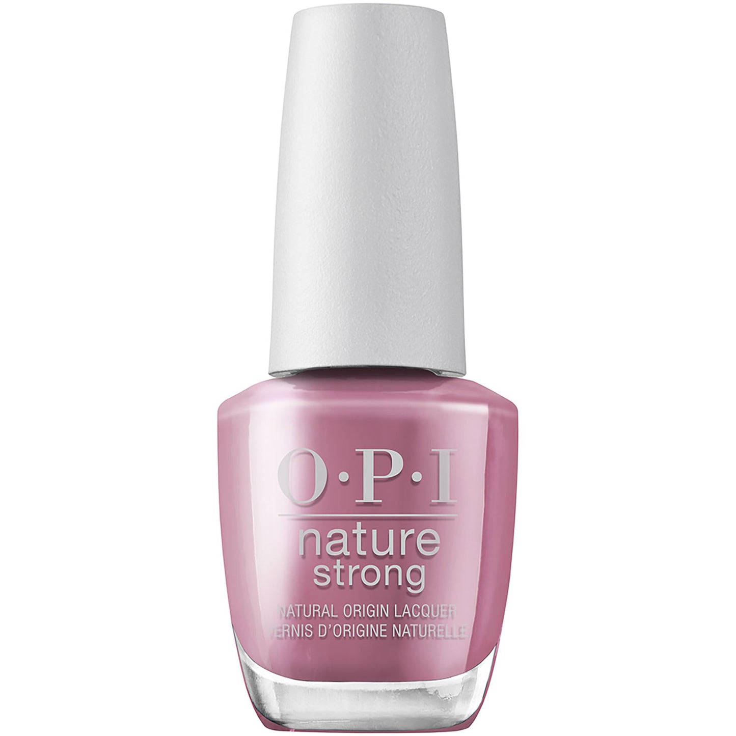 OPI Nature Strong Simply Radishing | Opaque Dark Pink Crème Natural Origin Nail Polish | Plant Based, Vegan, Cruelty Free