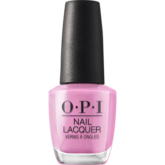 OPI Nail Lacquer Lucky Lucky Lavender | Opaque Soft Purple Crème Chip Resistant Nail Polish | Fast Drying, Streak Free