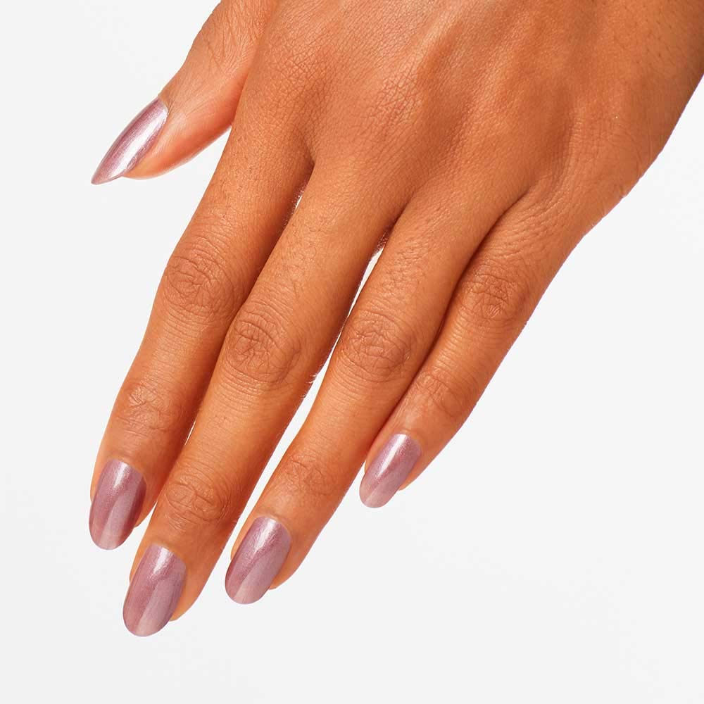 OPI Nail Lacquer Reykjavik Has All the Hot Spots | Sheer Soft Pink Shimmer Chip Resistant Nail Polish | Iceland Collection