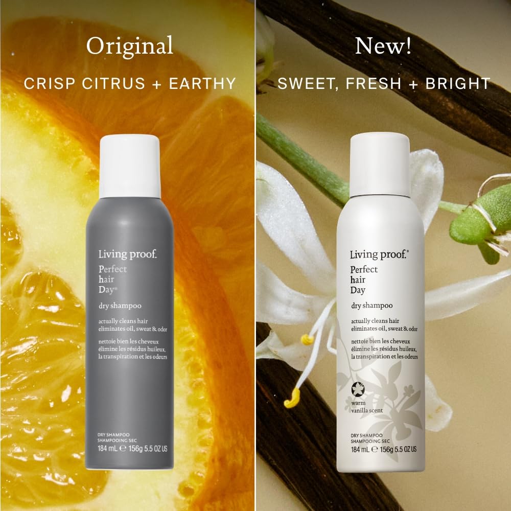 Living Proof Dry Shampoo, Perfect hair Day, Dry Shampoo for Women and Men, 5.5 oz, Limited Edition Vanilla Scent