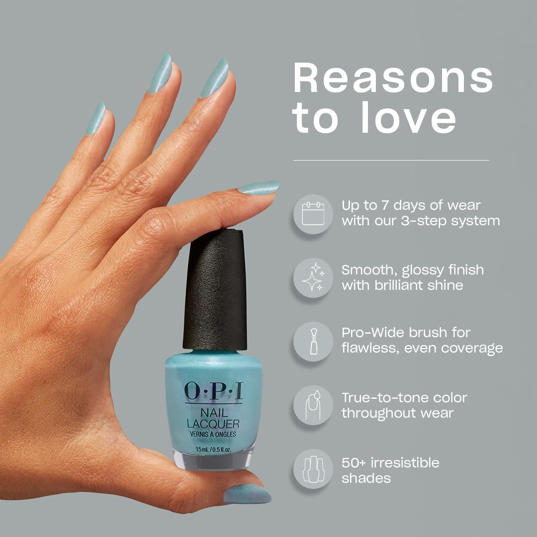 OPI Nail Lacquer Cargo All Out | Opaque Cool Army Green Crème Chip Resistant Nail Polish | What's Your Mani-tude | Fall 2025