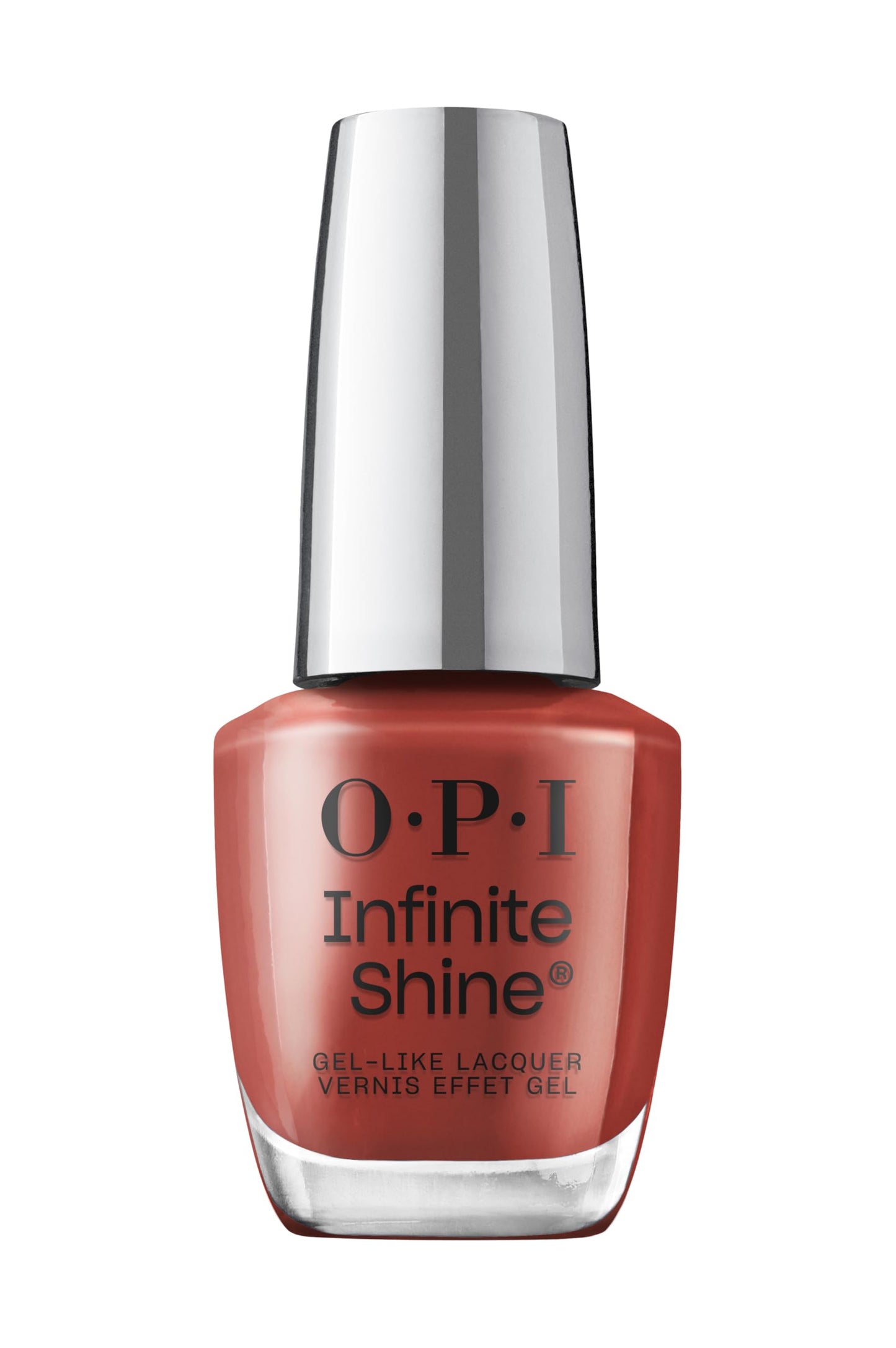 OPI Infinite Shine Nail Prep Rally | Opaque Dark Warm Red Brown Long Wear Gel Like Crème Nail Polish | What's Your Mani-tude | Fall 2025