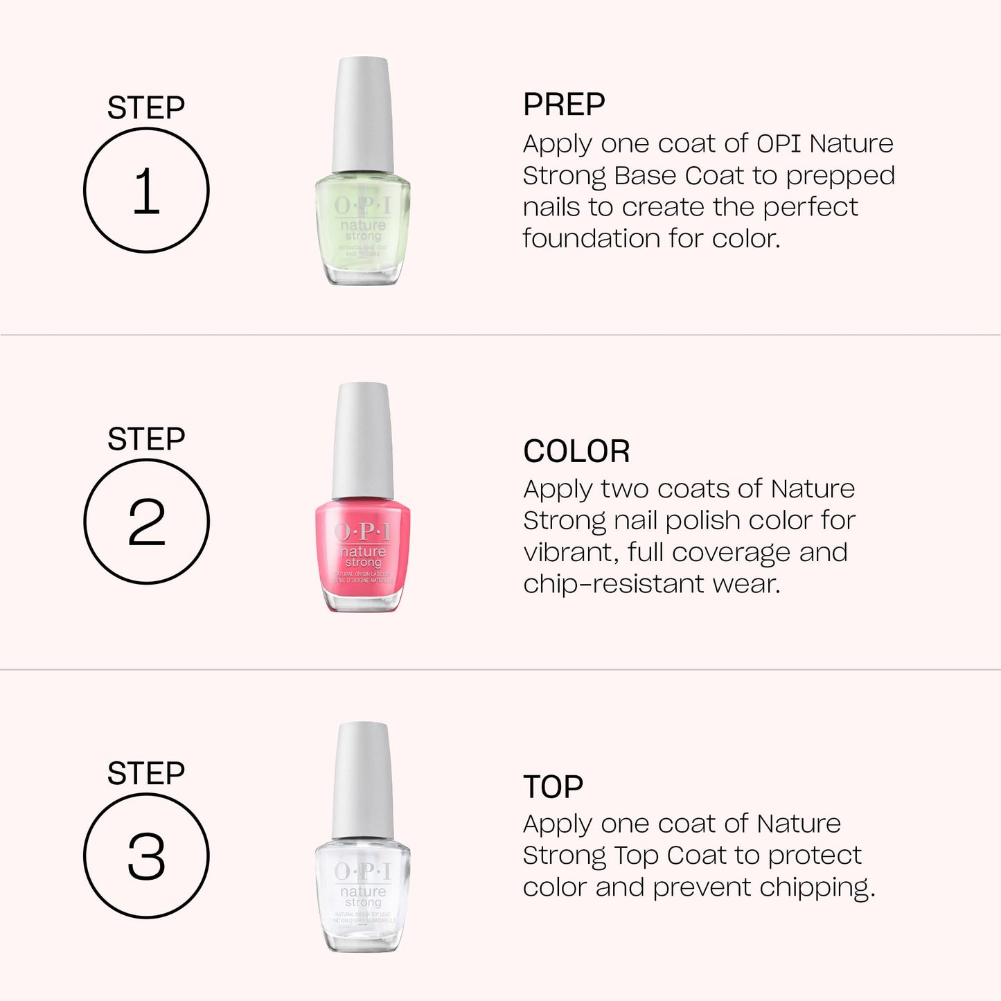 OPI Nature Strong Simply Radishing | Opaque Dark Pink Crème Natural Origin Nail Polish | Plant Based, Vegan, Cruelty Free
