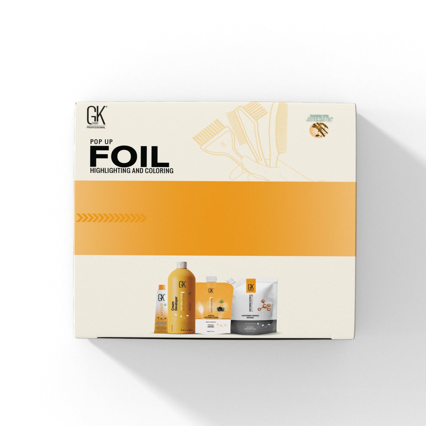 GK Hair Pop-up Foil with Box of 250 Sheets for Hairs Coloring – Premium Silver Aluminum Foil for Hair Highlighting, Coloring, and Dyeing