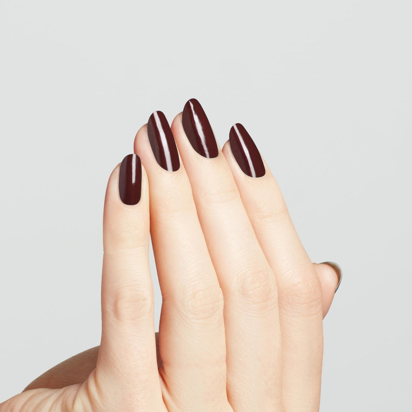OPI Nail Lacquer Complimentary Wine | Opaque Dark Red Crème Chip Resistant Nail Polish | Muse of Milan Collection