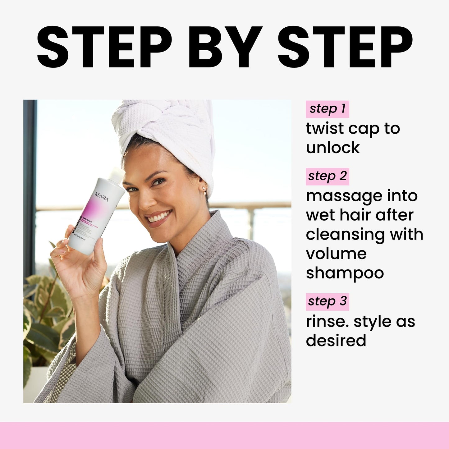Kenra Professional Volume Shampoo & Conditioner Set | Creates Body, Bounce & Fullness | Increases Volume up to 45% | Fine To Normal Hair |10.1 fl. oz. Duo