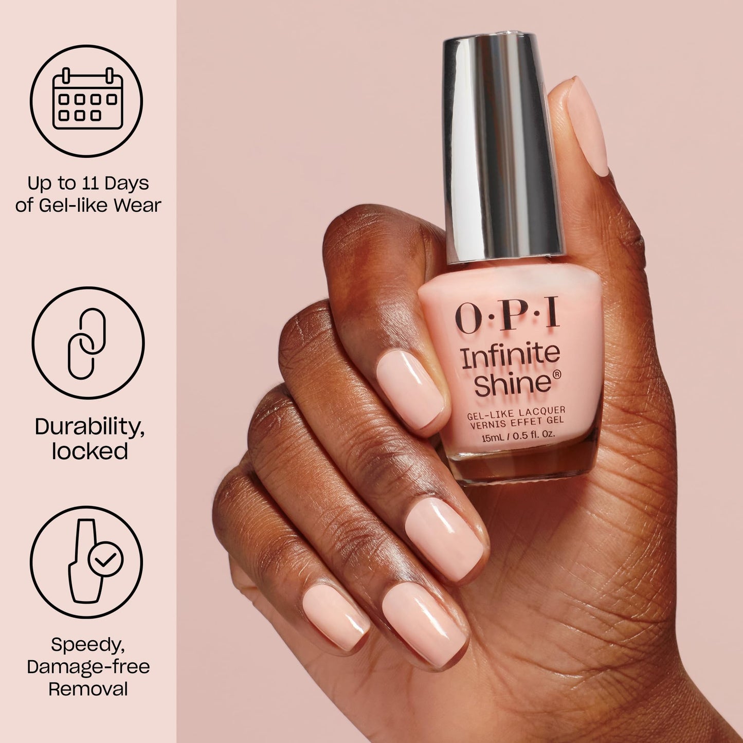 OPI Infinite Shine 2PC Base Coat Top Coat Duo Pack | Long Wear Nail Polish Value Set | Protects Nails & High Shine Gloss