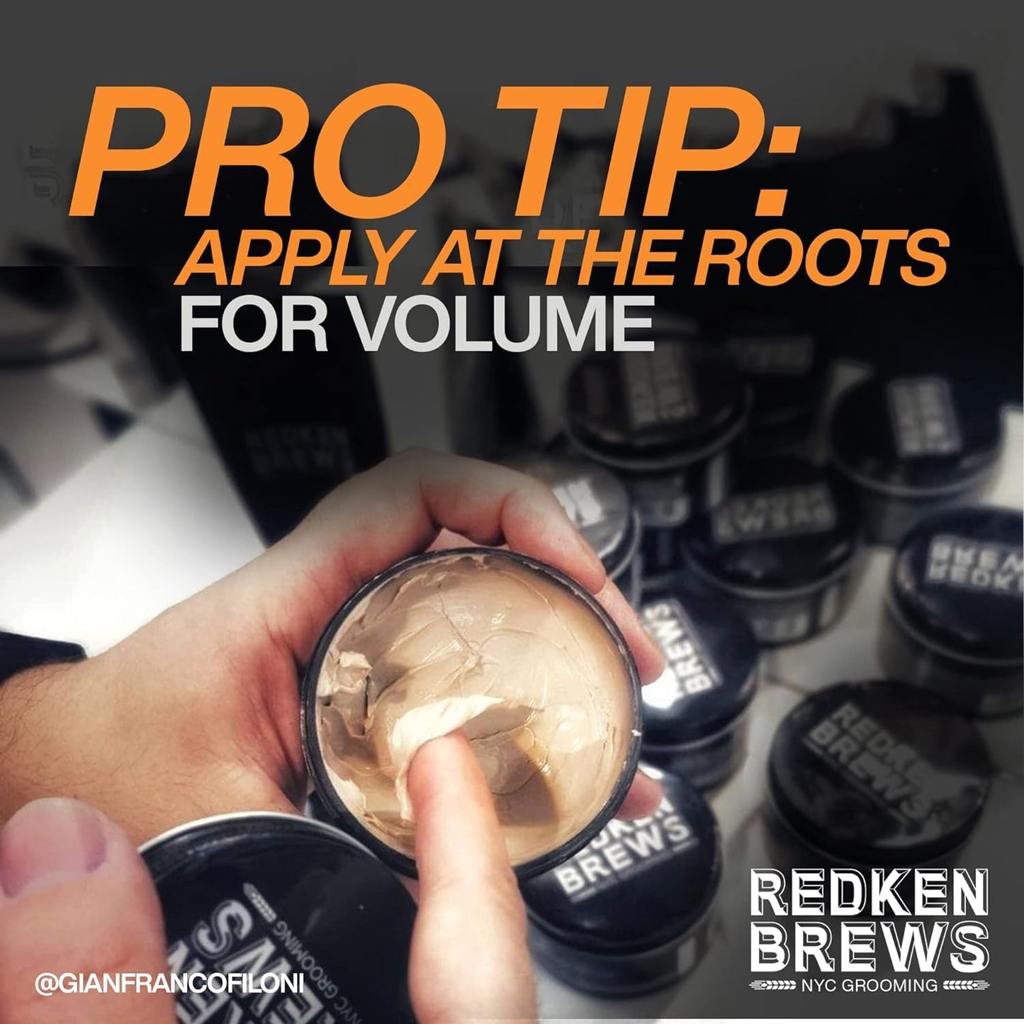 Redken Brews Clay Pomade For Men - Volumizes Fine And Medium Hair With Long-Lasting High Hold and Matte Finish