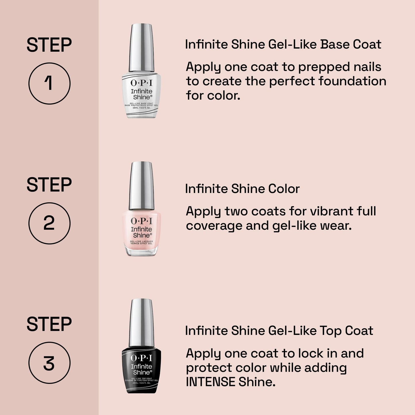 OPI Infinite Shine Cajun Shrimp | Opaque Bright Orange Crème Long Wear Gel Like Nail Polish | Vegan, Long Lasting, Streak Free