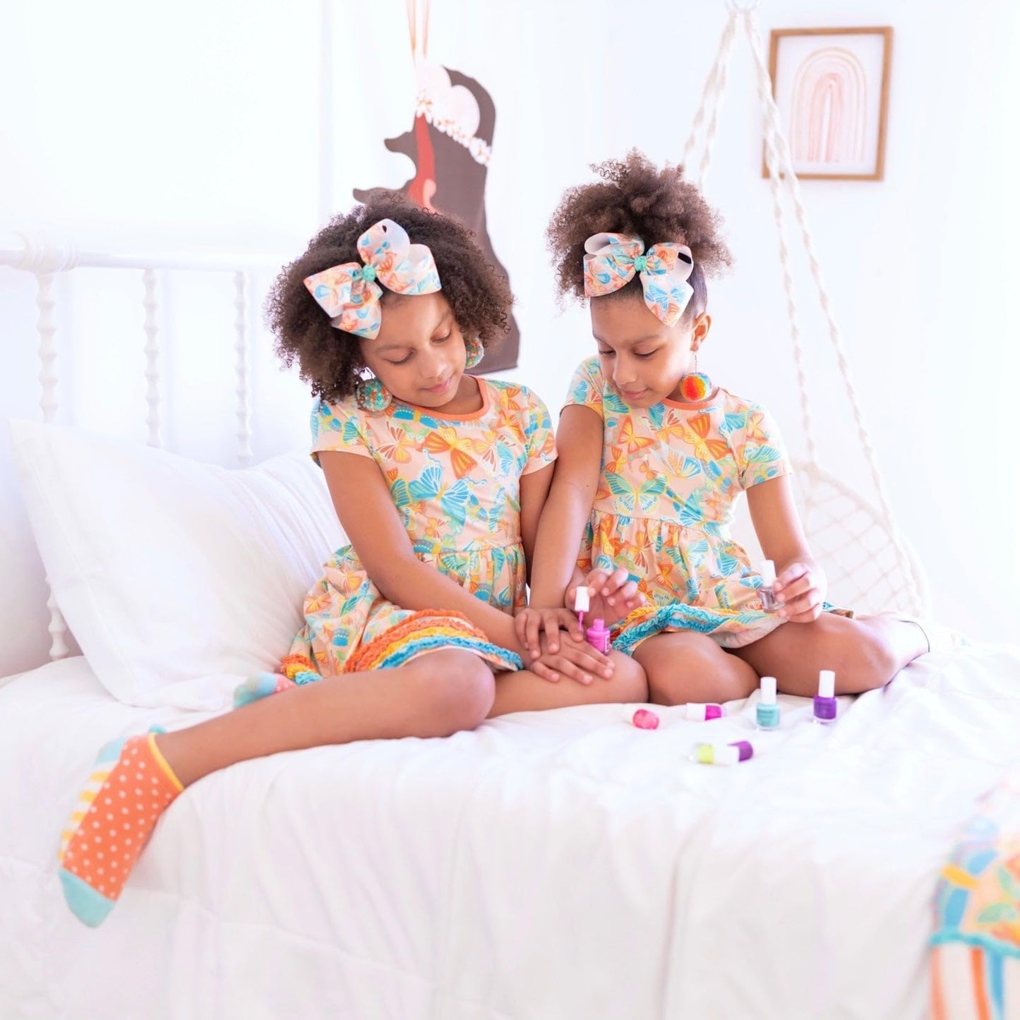 Piggy Paint | 100% Non-Toxic Girls Nail Polish | Safe, Cruelty-free, Vegan, & Low Odor for Kids| You Take the Cake (6 Polish Set)