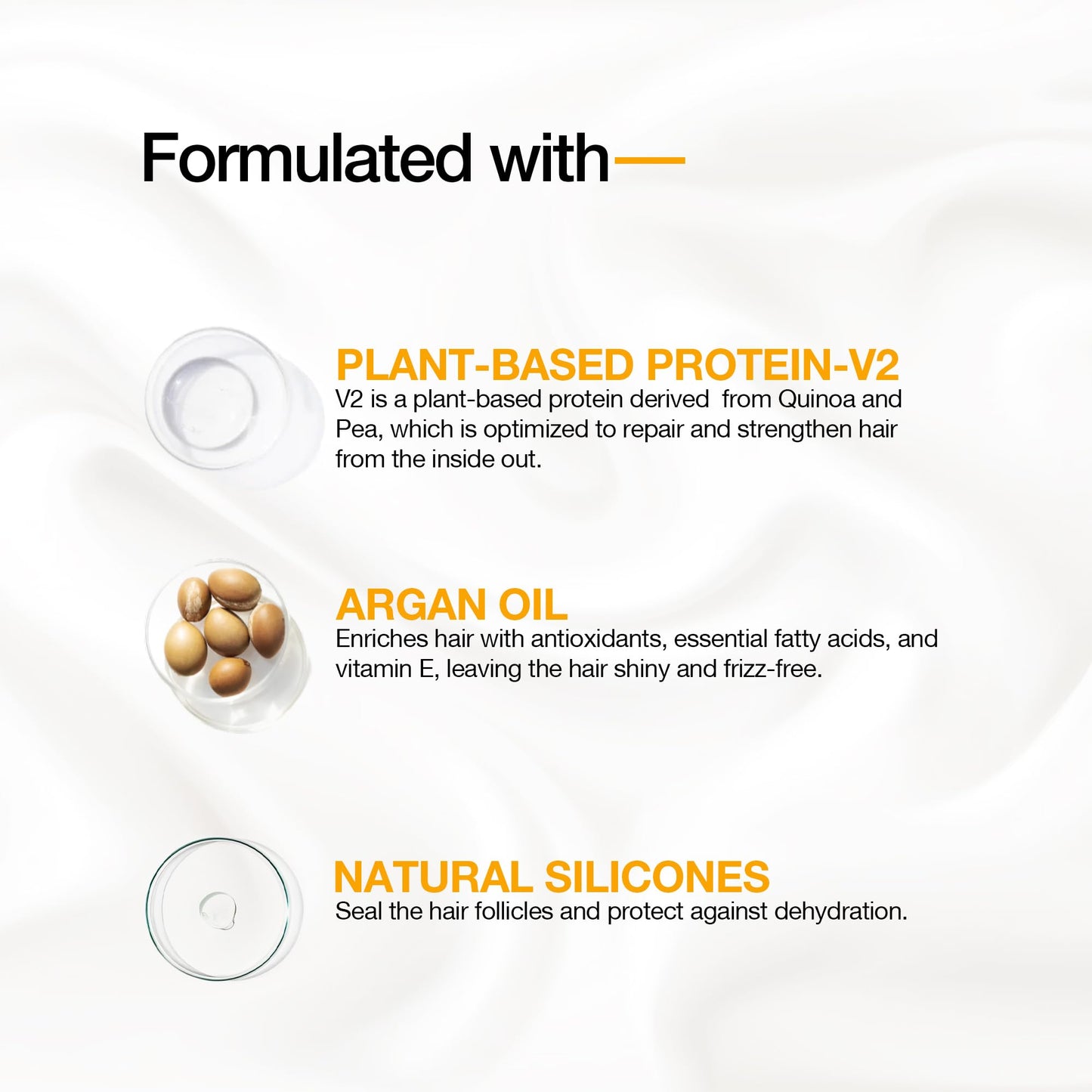 GK HAIR Oil - Argan Oil Heat Protectant Serum -Lightweight Hair Serum -Perfect For Keratin,Frizzy, Curly, Dry & Damaged ends-Adds Shine and Smooths,Paraben, Phthalate and Sulfate Free (1.69 oz)