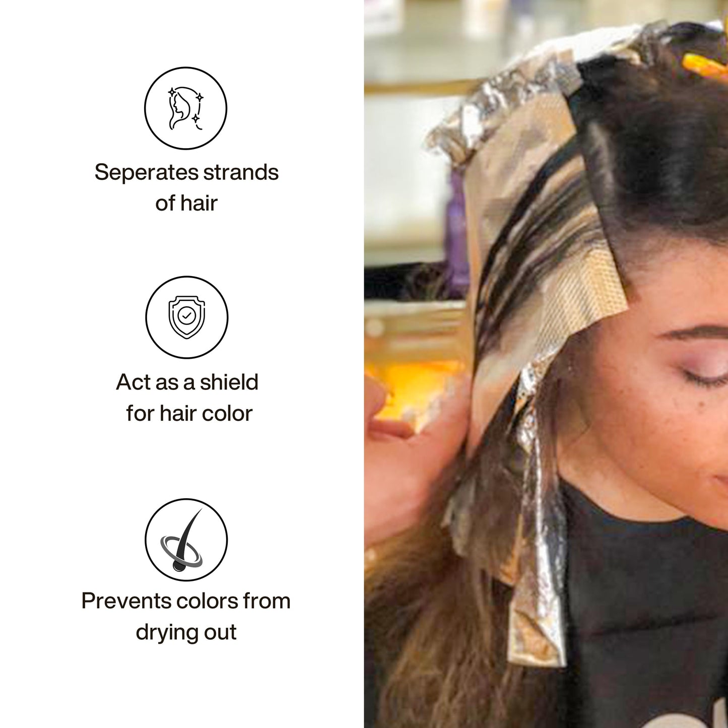 GK Hair Pop-up Foil with Box of 250 Sheets for Hairs Coloring – Premium Silver Aluminum Foil for Hair Highlighting, Coloring, and Dyeing