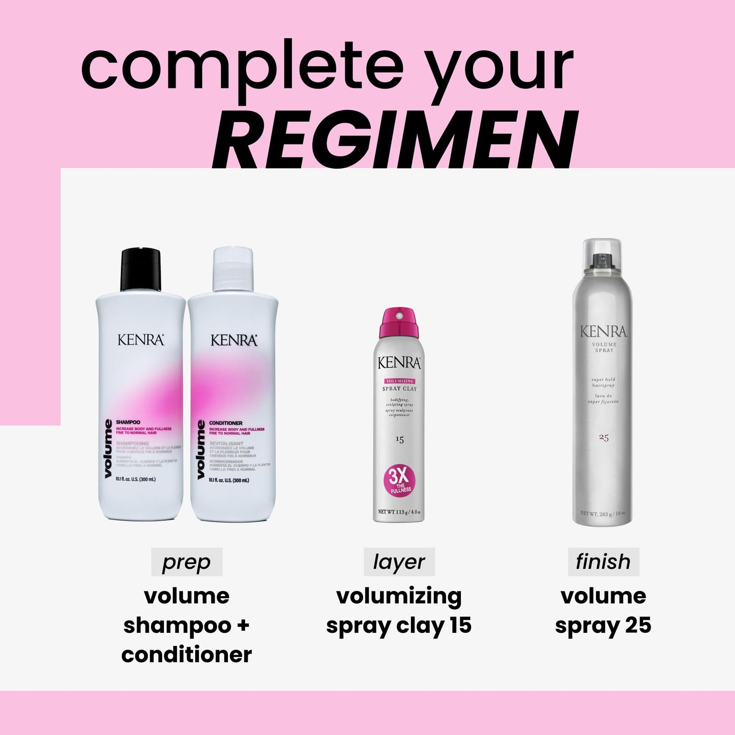 Kenra Professional Volume Conditioner | Creates Body, Bounce & Fullness | Increases Volume up to 45% | Adds Shine | Color Safe | Fine To Normal Hair