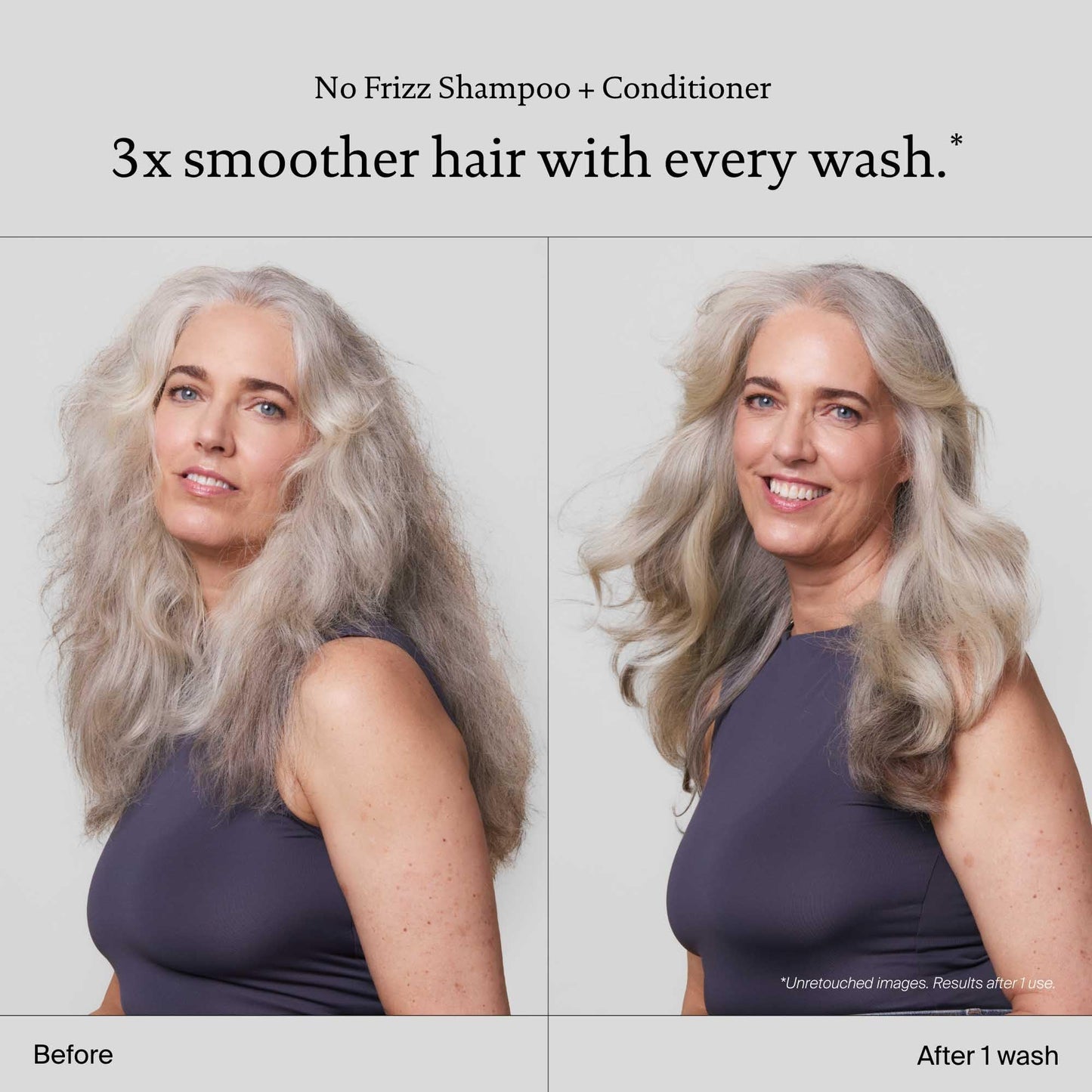 Living Proof No Frizz Shampoo Controls Frizz, Smoothes and Softens Hair for All Hair Types, 8 oz