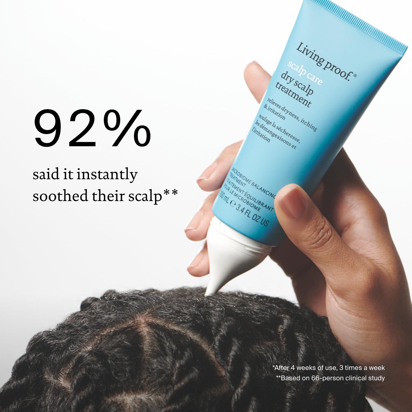 Living Proof Scalp Care Dry Scalp Treatment – Soothes Flaking, Itching, Hydrates, Balances Scalp Microbiome, Lightweight Fast-Absorbing Formula, 3.4 oz