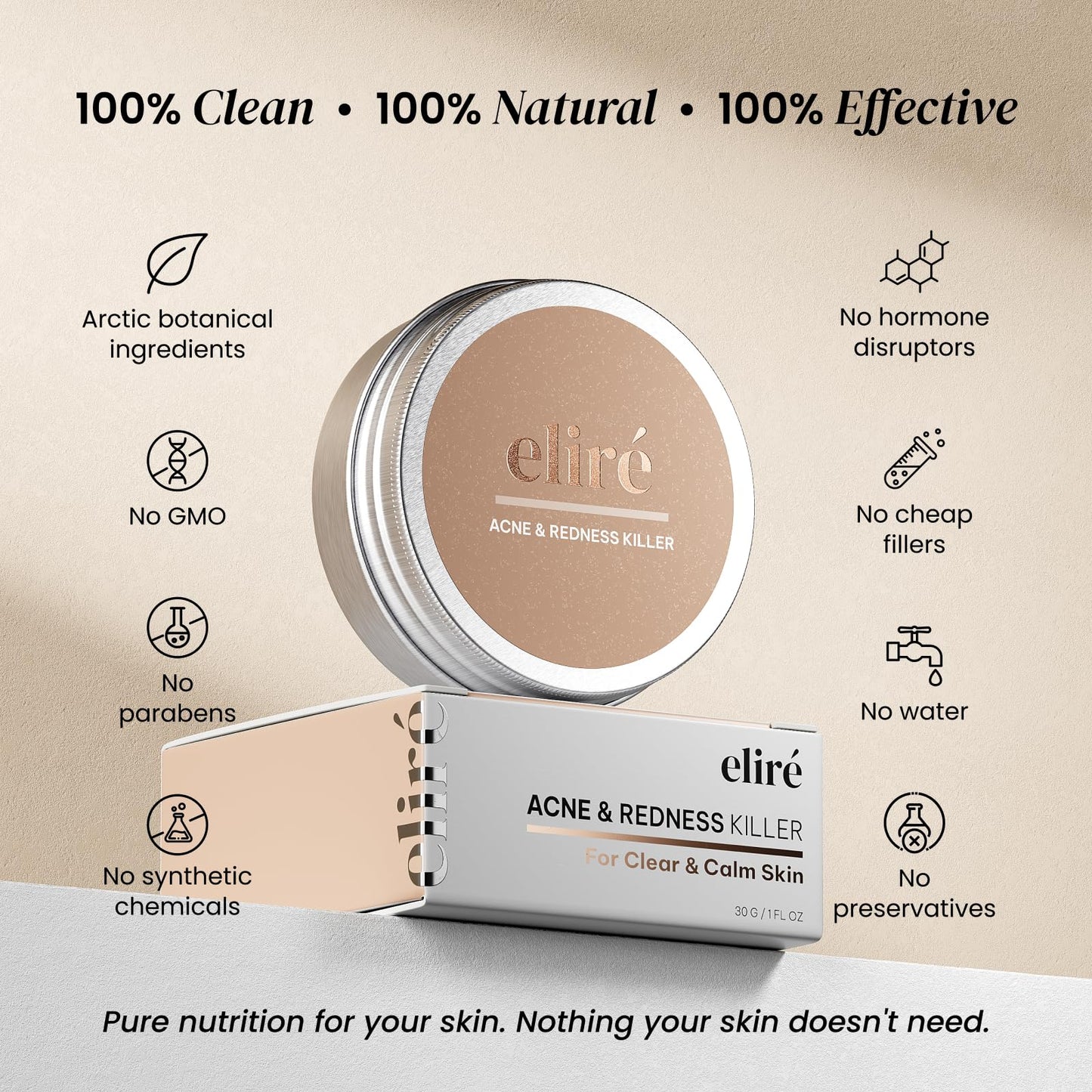 Eliré Clear Skin Balm– Ultimate Night Formula for Breakouts, Pimples and Blemishes – Helps Fade Marks and Uneven Tone – Prevents New Pimples – Softens Fine Lines and Enlarged Pores