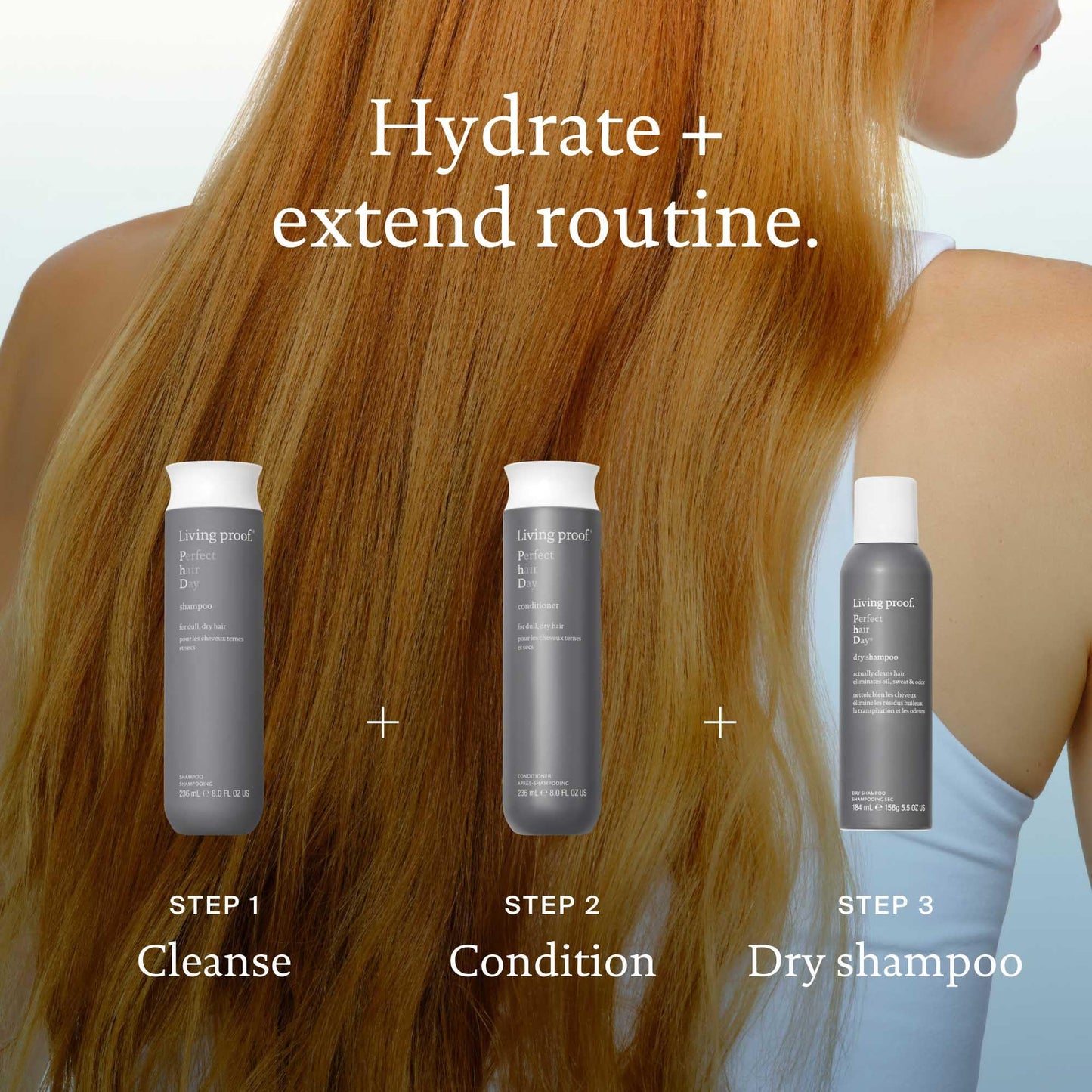 Living proof Perfect hair Day Shampoo Hydrating Shampoo for Women, Gently Cleansing & Enhances Shine, 8 oz