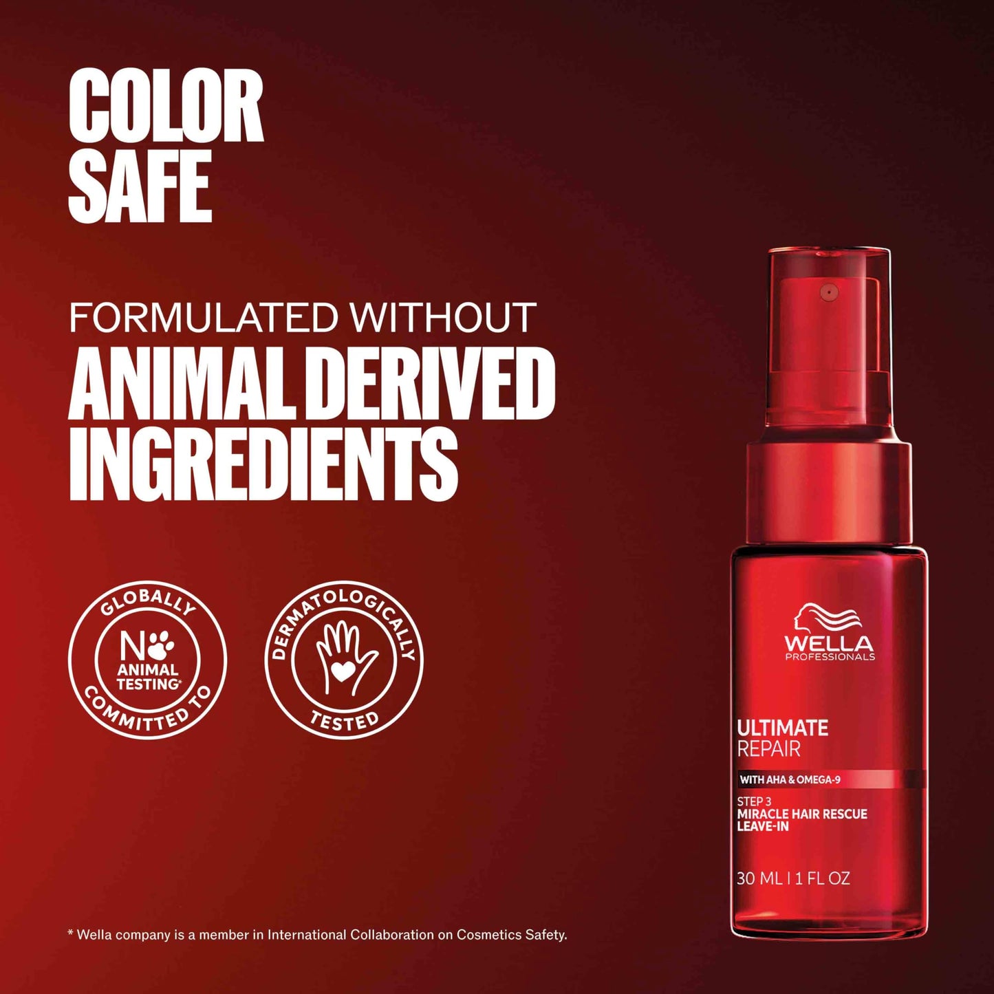 Wella Professionals ULTIMATE REPAIR Miracle Hair Rescue for Damaged Hair | Luxury Leave-In Treatment | Long-Lasting Repair & Protection | For All Hair Types | 1 Fl Oz - Packaging May Vary