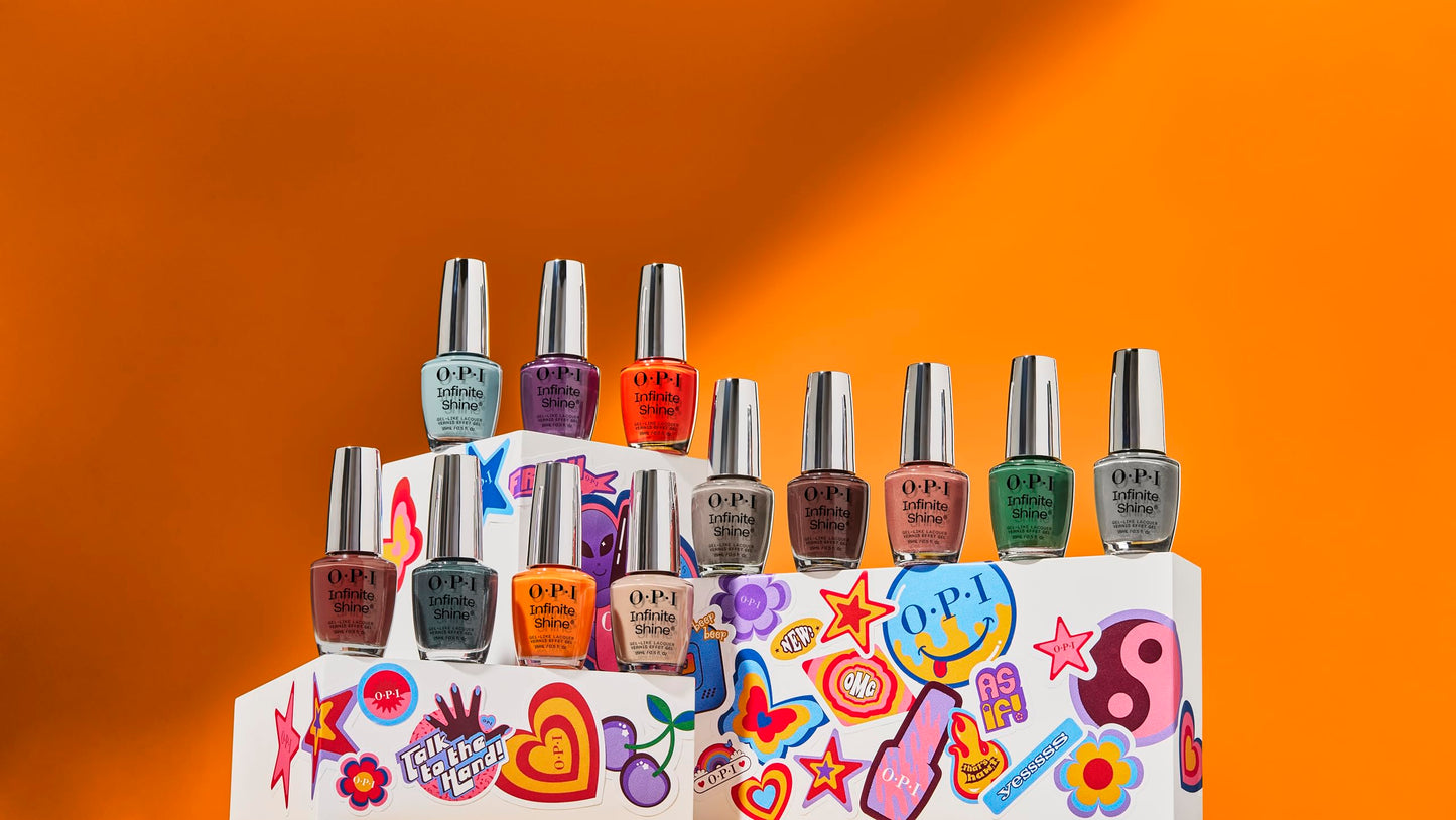 OPI Infinite Shine Nail Prep Rally | Opaque Dark Warm Red Brown Long Wear Gel Like Crème Nail Polish | What's Your Mani-tude | Fall 2025