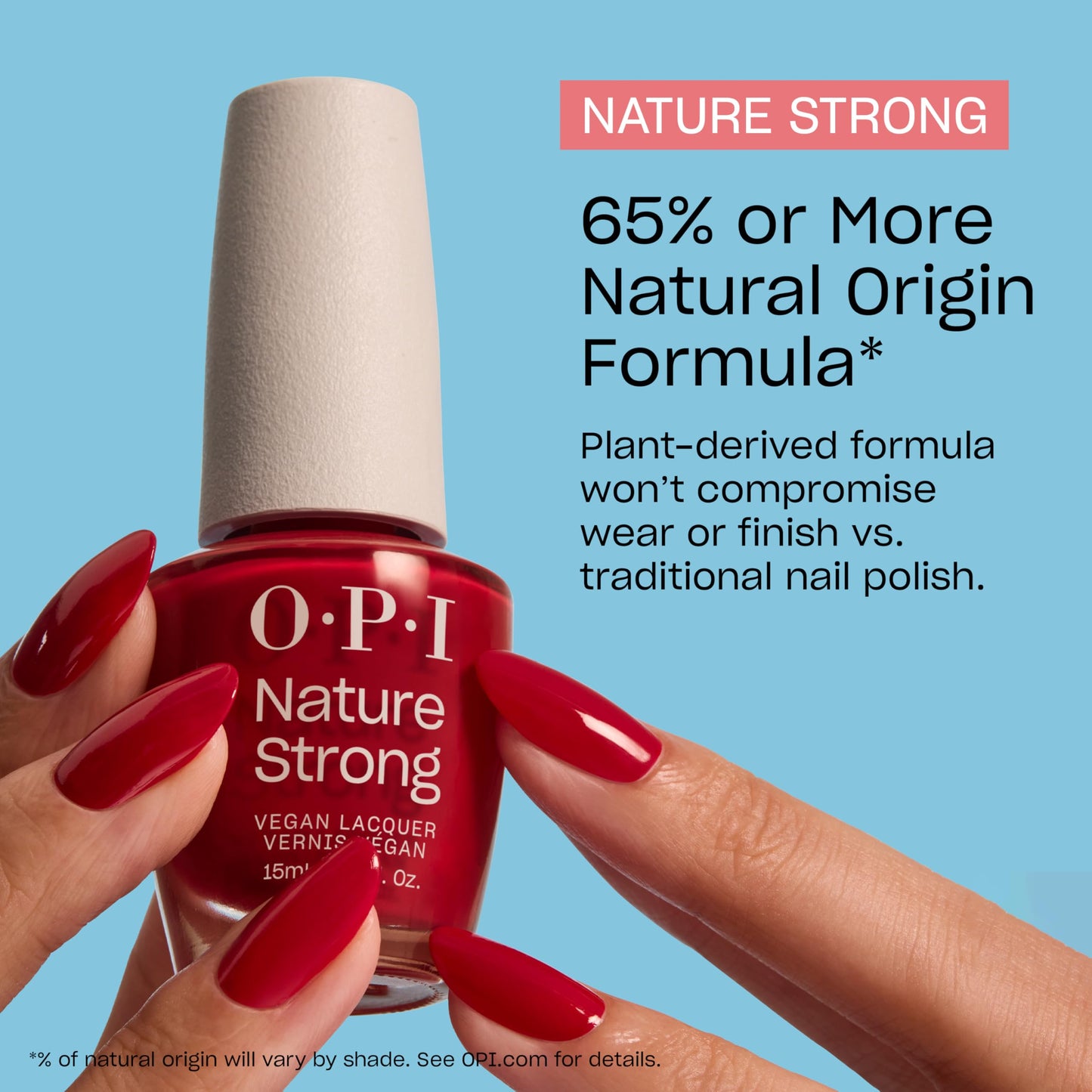 OPI Nature Strong Make My Bark on the World | Opaque Dark Neutral Brown Crème Natural Origin Nail Polish LE | Plant Based, Vegan, Cruelty Free