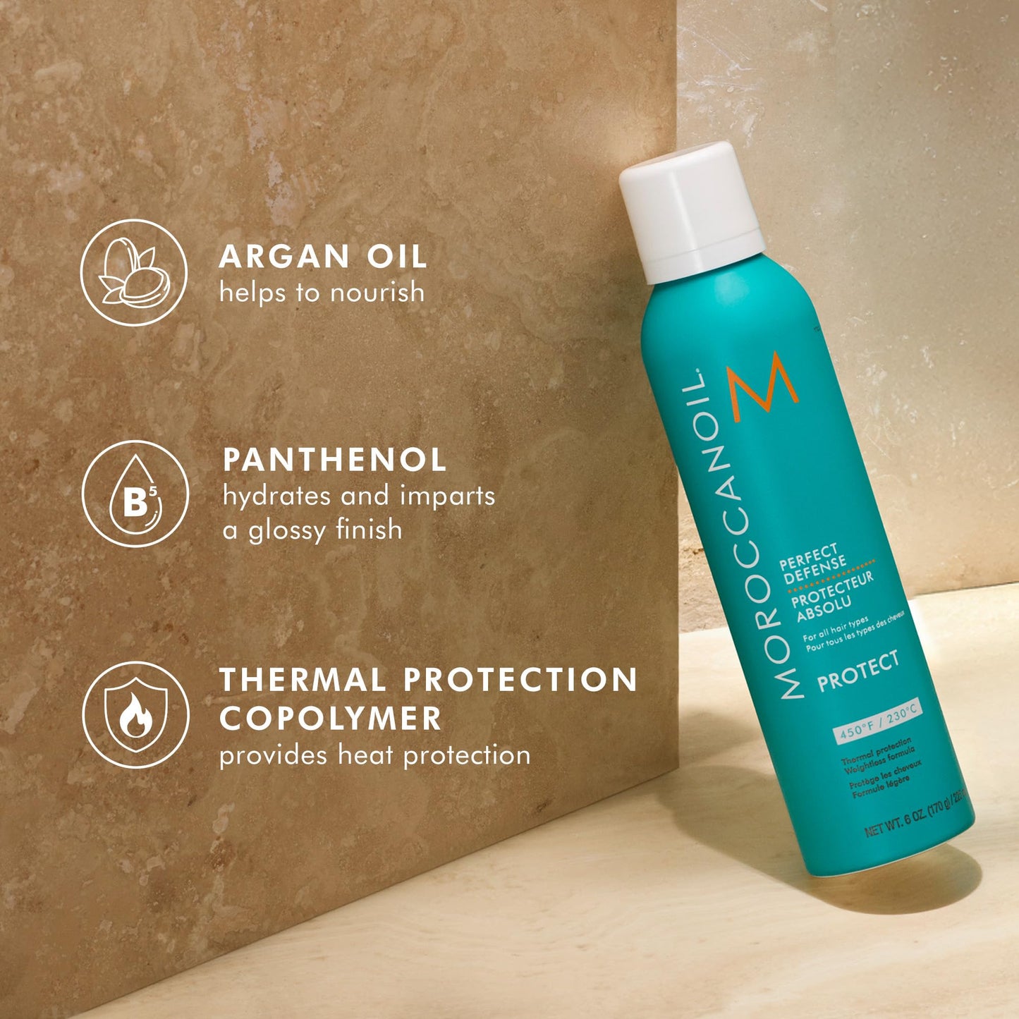 Moroccanoil Perfect Defense Heat Protectant, 6 Fl. Oz.