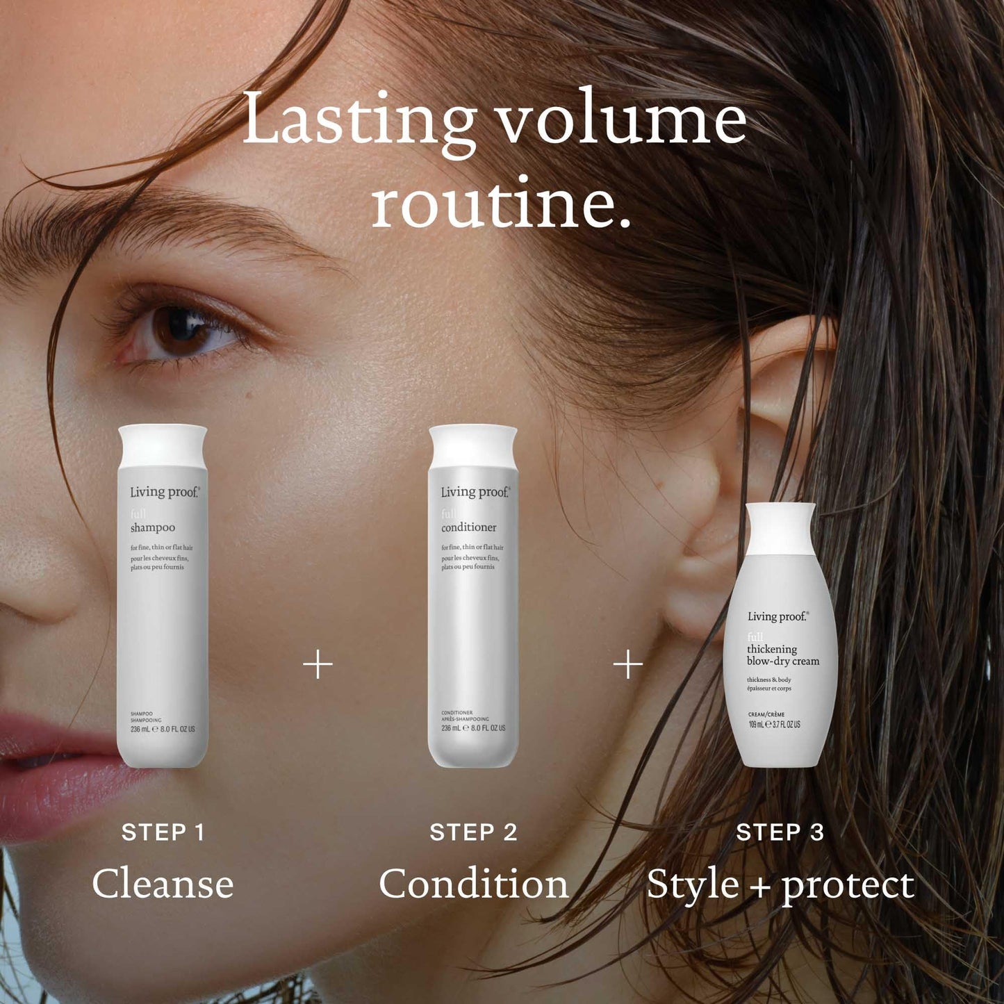 Living proof Full Conditioner Volumizing & Moisturizing Conditioner – Adds Volume, Softness, Shine, Silicone-Free, Safe for Color Treated Hair, 8 oz