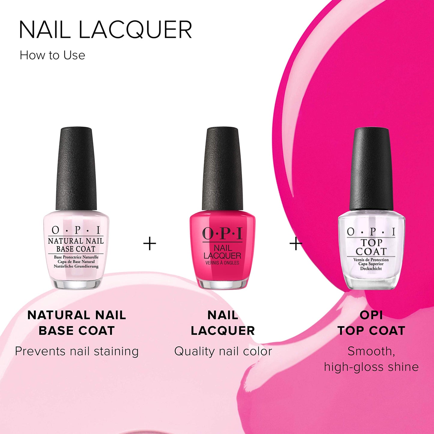OPI Nail Lacquer A-Rose at Dawn…Broke by Noon | Opaque Deep Purple Shimmer Chip Resistant Nail Polish | Vegan, Fast Drying, Streak Free